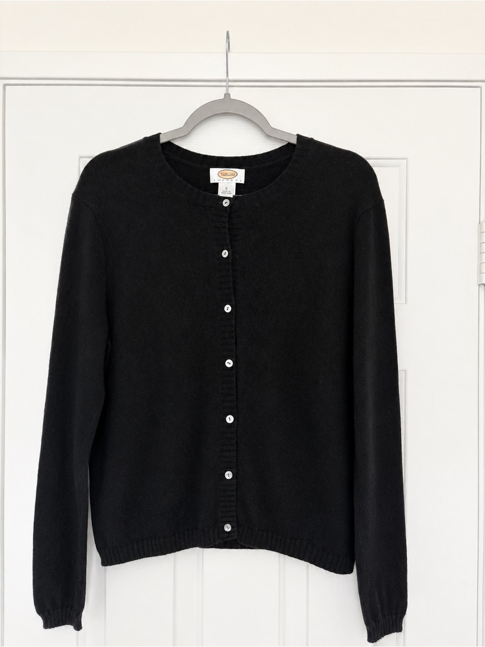 Talbots vintage 100% cashmere button up cardigan size large